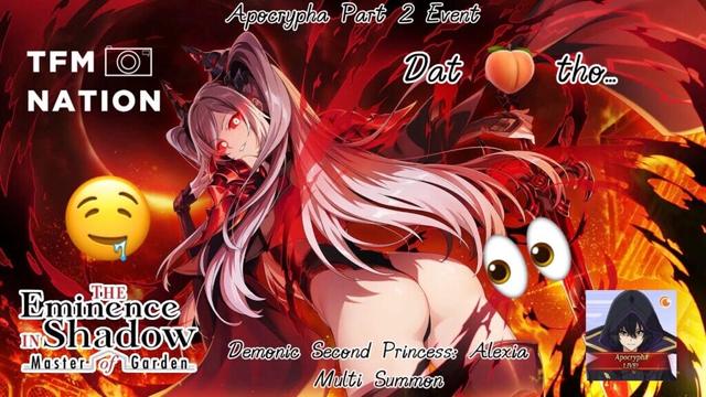 SIMPING, I MEAN SUMMONING “HARD” ON DEMON ALEXIA...🤤 | The Eminence in Shadow Master of Garden