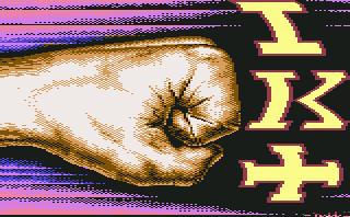 A fist hitting the letters "IK+"