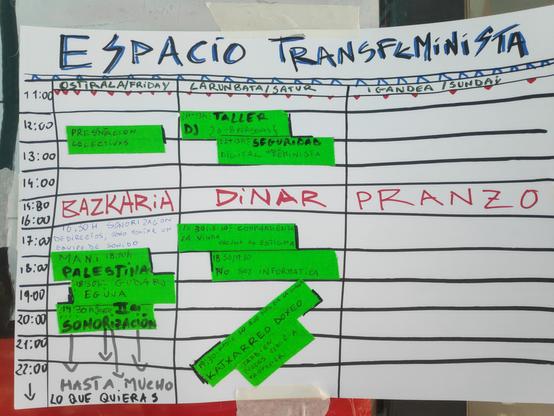 Parrilla general llena con 19 nodos de 10 a 21h