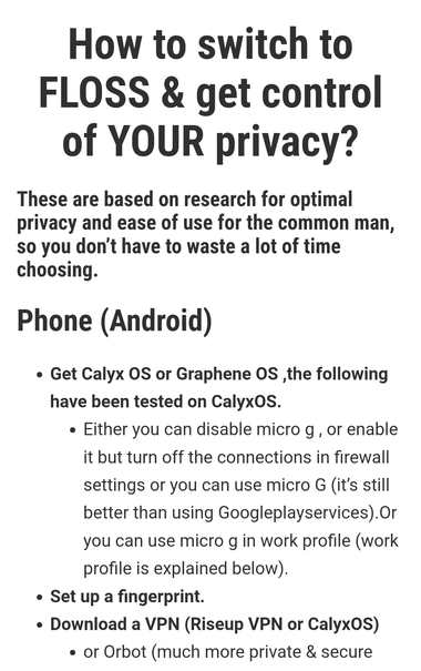 Screenshot from the linked webpage showing text info.
