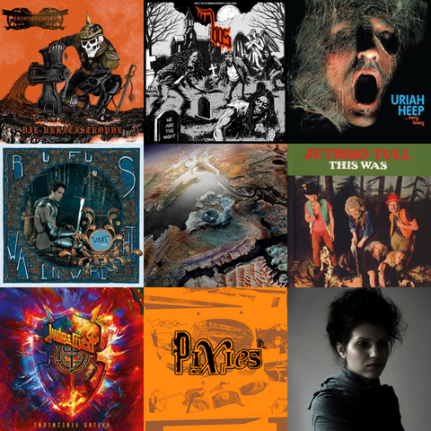 Kanonenfieber - Die Urkatastrophe 
BUS - We Are The Night
Uriah Heep - Very 'Eavy Very 'Umble
Rufus Wainwright - Want One
Soap&Skin - From Gas to Solid
Jethro Tull - This Was
Judas Priest - Invincible Shield
Pixies - Indie City
Soap&Skin - Lovetune for Vacuum