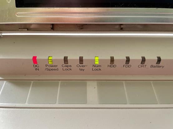 LED status indicators