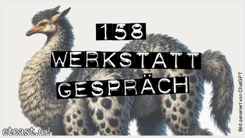 Ein von ChatGPT generiertes Bild eines flauschigen, schwarz-weiß gescheckten sechsbeinigen, lamaartigen Tiers mit einem Straußengesicht und langen Ohren. Es hat außerdem sechs Beine.