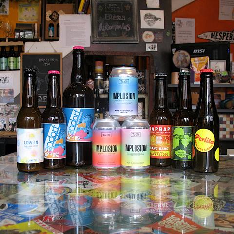 Spore : Low-In 33 cl, Bendorf : La Mousse des Bains 33 et 75 cl, To Øl : Implosion Lager, fruited et pale ale 33 cl, BAPBAP : Bang Bang 33 cl, Craig Allan : Agent Modérateur 33 cl, Perle : Perlita 33 cl