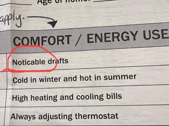 A sheet of paper from a large company with a typographic error “noticable” instead of “noticeable”