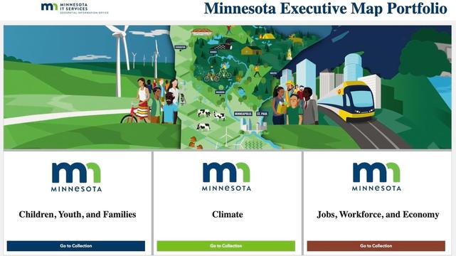screen shot - Minnesota Executive Map Portfolio entry page