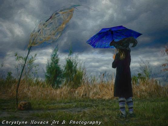 Many, many, moons ago, the rain fell every year for ten years on the night of Trick or Treating. The weather was spoiling Halloween fun. Twyla, a little witch that was forever young in heart and spirit loved Halloween and determined to stop the rain. The little witch journeyed to Jack by the Cobweb Tree to remove the curse haunting the holiday. Jack had the ability to grant one wish. The wish granted would always have some unique requirement. After traveling for many days by broomstick, Twylia found Jack. The little witch asked her wish: that Halloween would always have clear night skies with stars twinkling above. Jack declared it would be so, but she would have to give up her broomstick. In return he would give her a magical umbrella; the Star Canopy. If every year on the night of Halloween Twylia would open it and walk the evening, then Halloween would have beautiful skies with twinkling stars. Twylia agreed and her wish was granted. So now Trick or Treaters have a night of special magic walking under the stars on Halloween