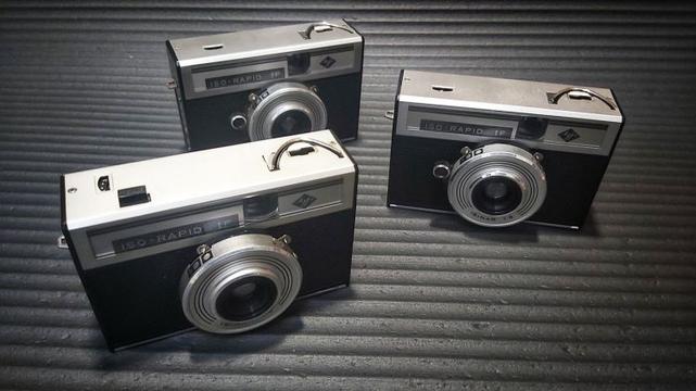 Three Agfa Iso-Rapid IF cameras