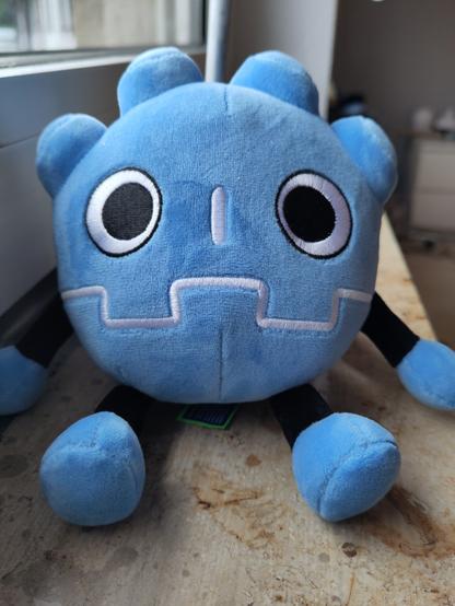 The Godot logo as a plush