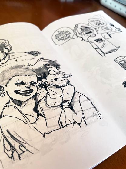 Inked drawing