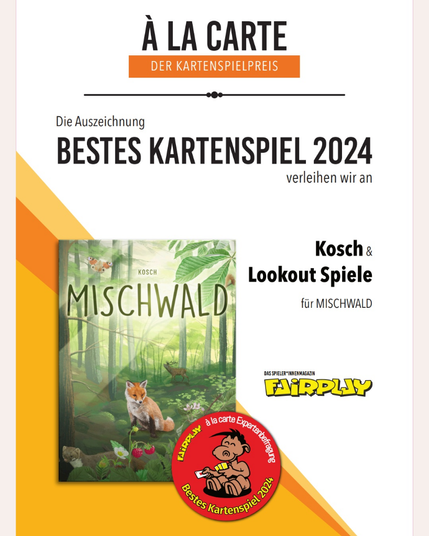 Die Urkunde für Mischwald