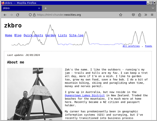 Screenshot of the website https://html-chunder.neocities.org/