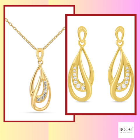 Rock Your Navratri Special Look with Pure Silver Jewellery Collection at Roovi