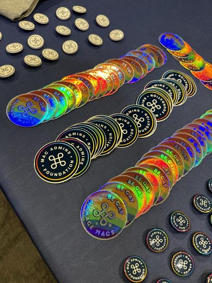 Assortment of stickers we gave away