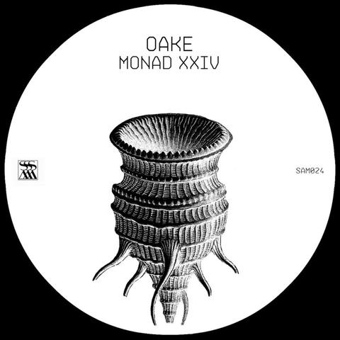 The cover art is a white circle taking up most of the space on a black background. Inside the circle is a black/grey drawing of some unknown thing - an object? a creature?. It's almost like a mix between a seashell, an upside-down tower, and a volcano crater, but with tentacles coming out the bottom. The band name is in black font above the drawing, with the album name directly below.