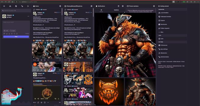 #PSiReN.eu #AdvancedWebInterface v4.3.0-beta.1+glitch with #CollapsedToots, which are #StillQuiteCool...