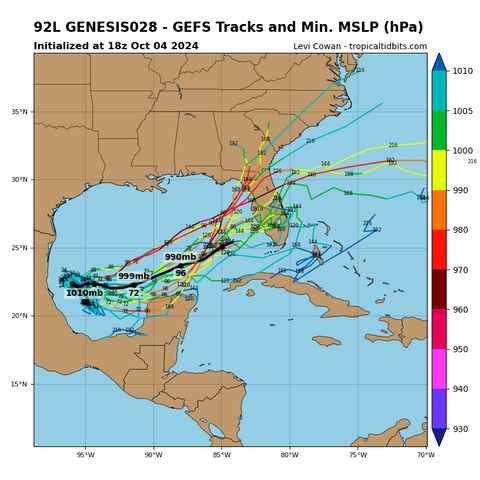 Path of something bubbling in the gulf