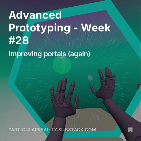 screenshot with a portal opened