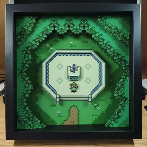 Legend of Zelda: A Link to the Past Diorama
