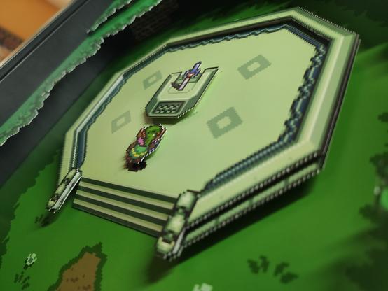 Legend of Zelda: A Link to the Past Diorama  closeup