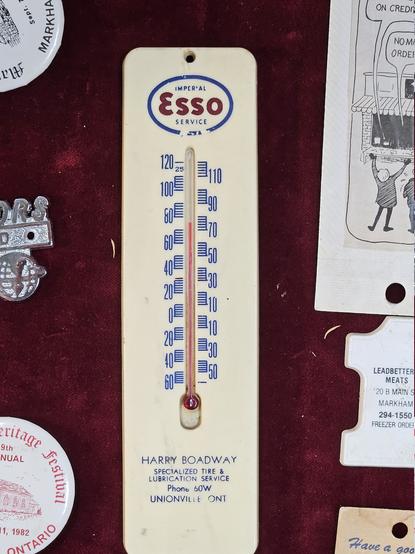 Esso, Thermometer, 75^F