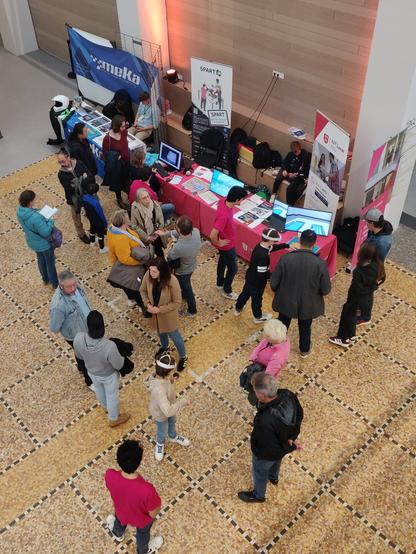 Stand fête de la science iut de Laval lium
