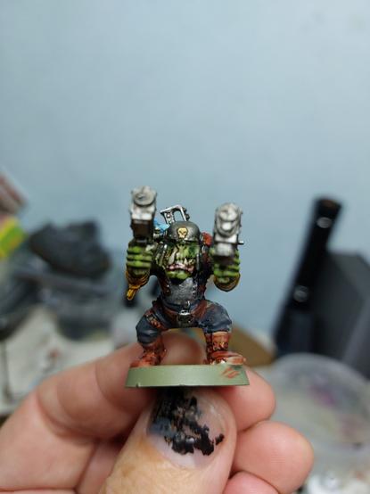 The orc that I did not enjoy painting
