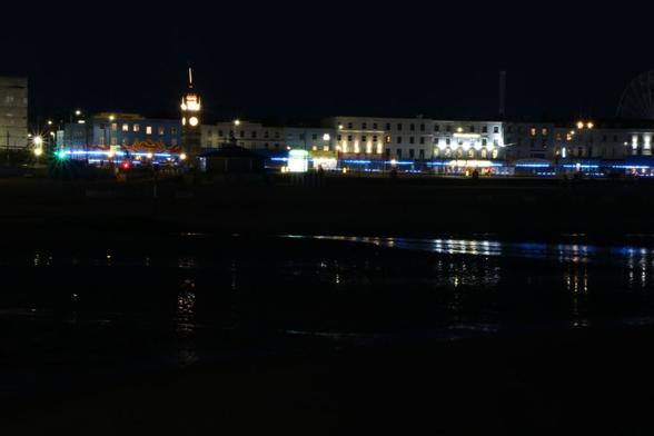 Margate at night view from the habour photo by Matt