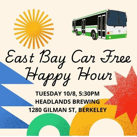 East Bay Car Free Happy Hour

Tuesday 10/8, 5:30pm
Headlands Brewing
1280 Gilman St, Berkeley
