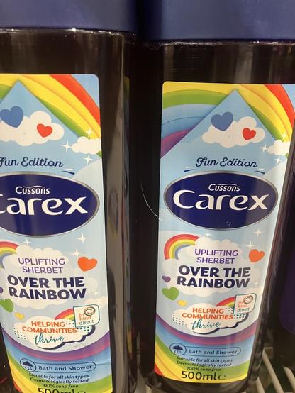 A shampoo bottle with the brand Cusson’s Carex