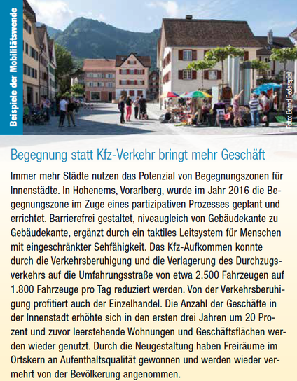 Informationen über Begegnungszone Hohenems