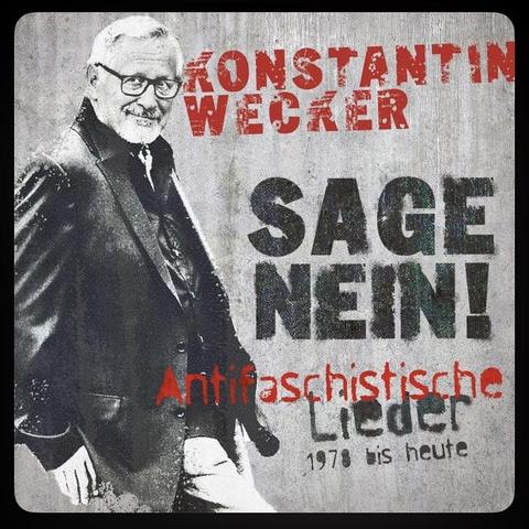 CD-Cover der CD Antifaschistische Lieder von Konstantin Wecker