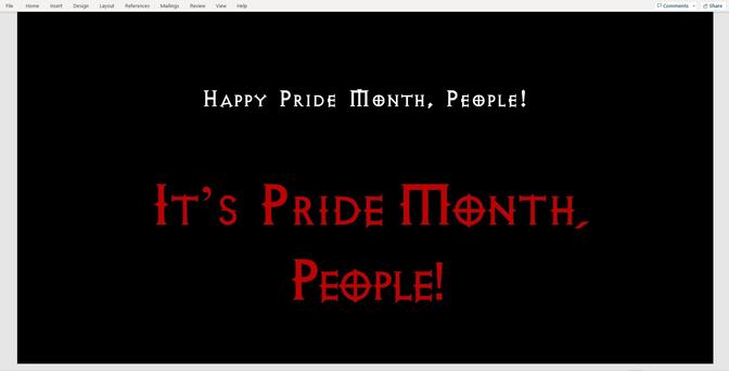 #AnotherPrideMonth, #People...!