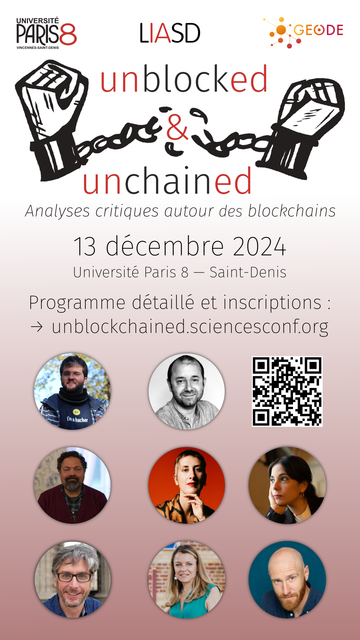 Affiche du UnU symposium au format vertical des "story".