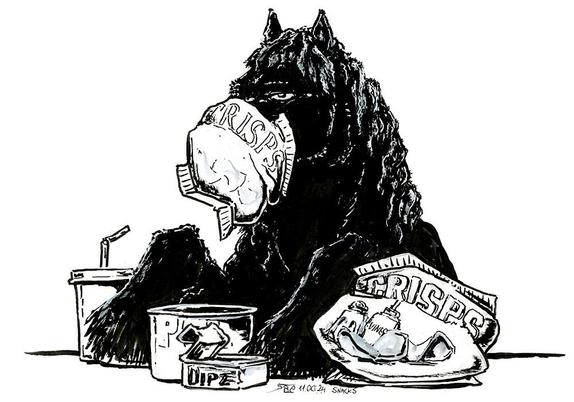 Frisian snacking on snacks!