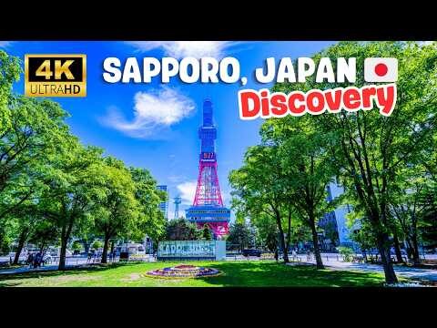 🇯🇵 ATTRACTIVE Sapporo Hokkaido Japan City Walking Tour [4K Video]