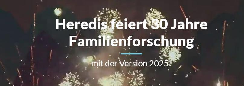 Heredis 30 Jahre Familienforschung