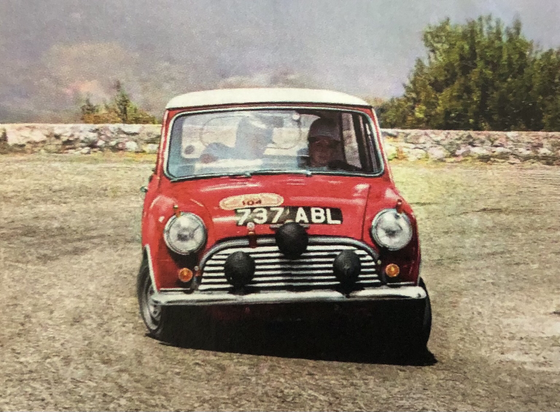 #sidewayssaturday with this works #MiniCooperS on the Monte Carlo rally - http://miniphernalia.co.uk