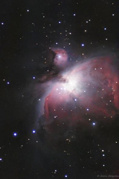 The Great Orion Nebula also known as Messier 42 (M42).