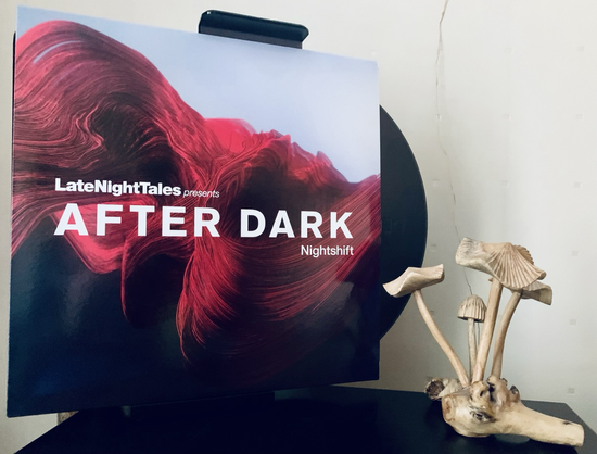Album cover is what I think is paint spilled underwater perhaps with the colour being a magnificent ruby red. It’s maybe CGI but it’s striking nevertheless.