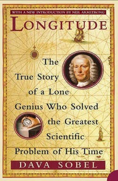 The cover of Longitude: The True Story of a Lone Genius Who Solved the Greatest Scientific Problem of His Time by Dava Sobel