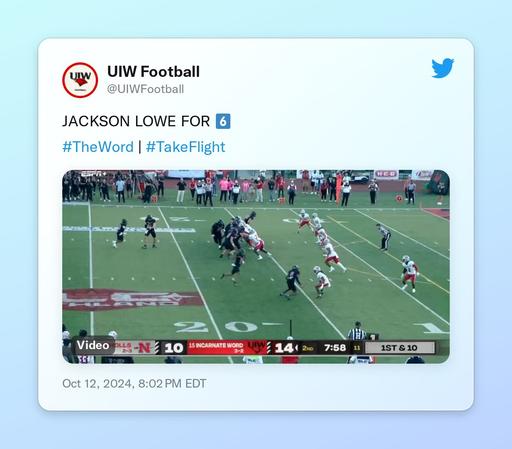 JACKSON LOWE FOR 6️⃣

#TheWord | #TakeFlight https://t.co/7HQrIUOqKO