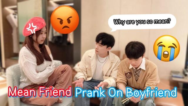 Mean Friend Prank On My Boyfriend💔🔥💔*Cute Reaction* [Gay Couple Lucas&Kibo BL]