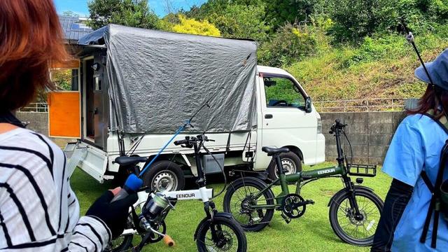 釣りがしたくて海へ！急坂を登って自転車で釣り竿持って海に行く｜EENOUR C1とC4｜釣りアウトドア往復50㎞サイクリング
