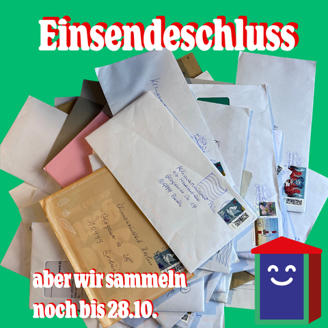 Einsendeschluss, aber wir sammeln noch bis 28.10.