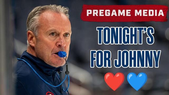 Tonight's for Johnny ❤️💙 | Pregame Media