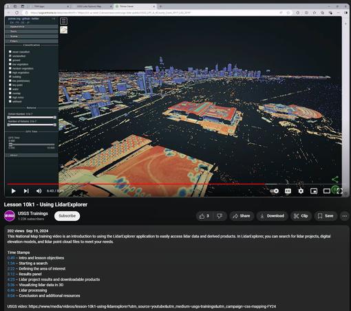 screen shot - training video