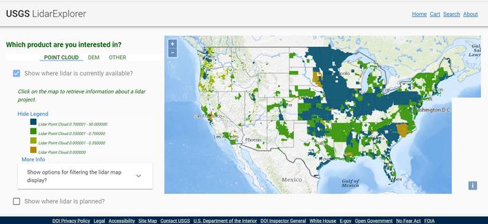 screenshot - LidarExplorer