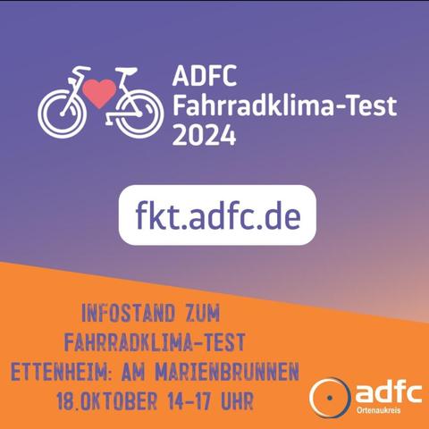 ADFC Fahrradklimatest 2024
fkt.adfc.de