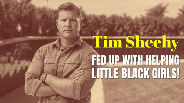 Campaign photo of Tim Sheehy.
Caption:
Tim Sheehy
Fed up with helping little Black girls!